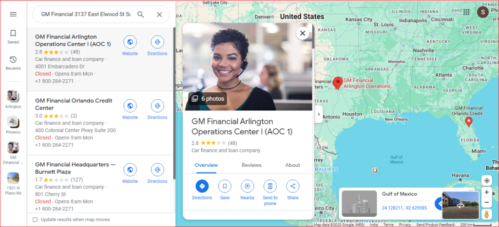 GM financial Overnight Payment Address for Retail and Leases