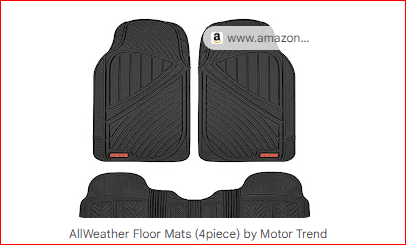 All-Weather Floor Mats (4-piece) by Motor Trend