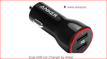 Dual USB Car Charger by Anker